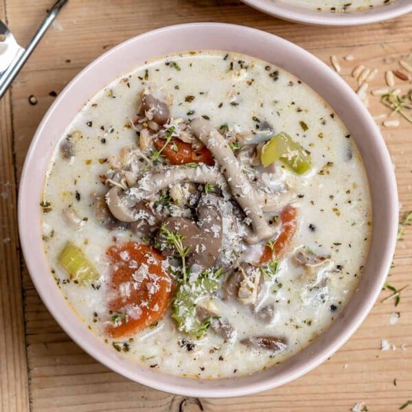 healthy mushroom soup
