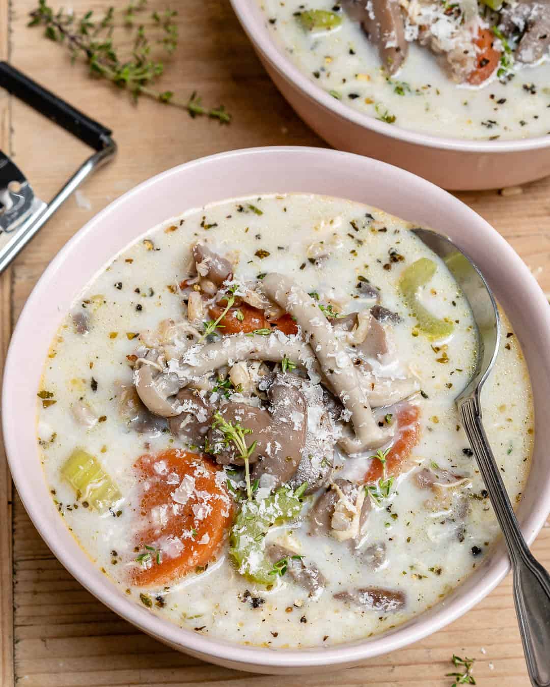 chicken mushroom and wild rice soup recipe