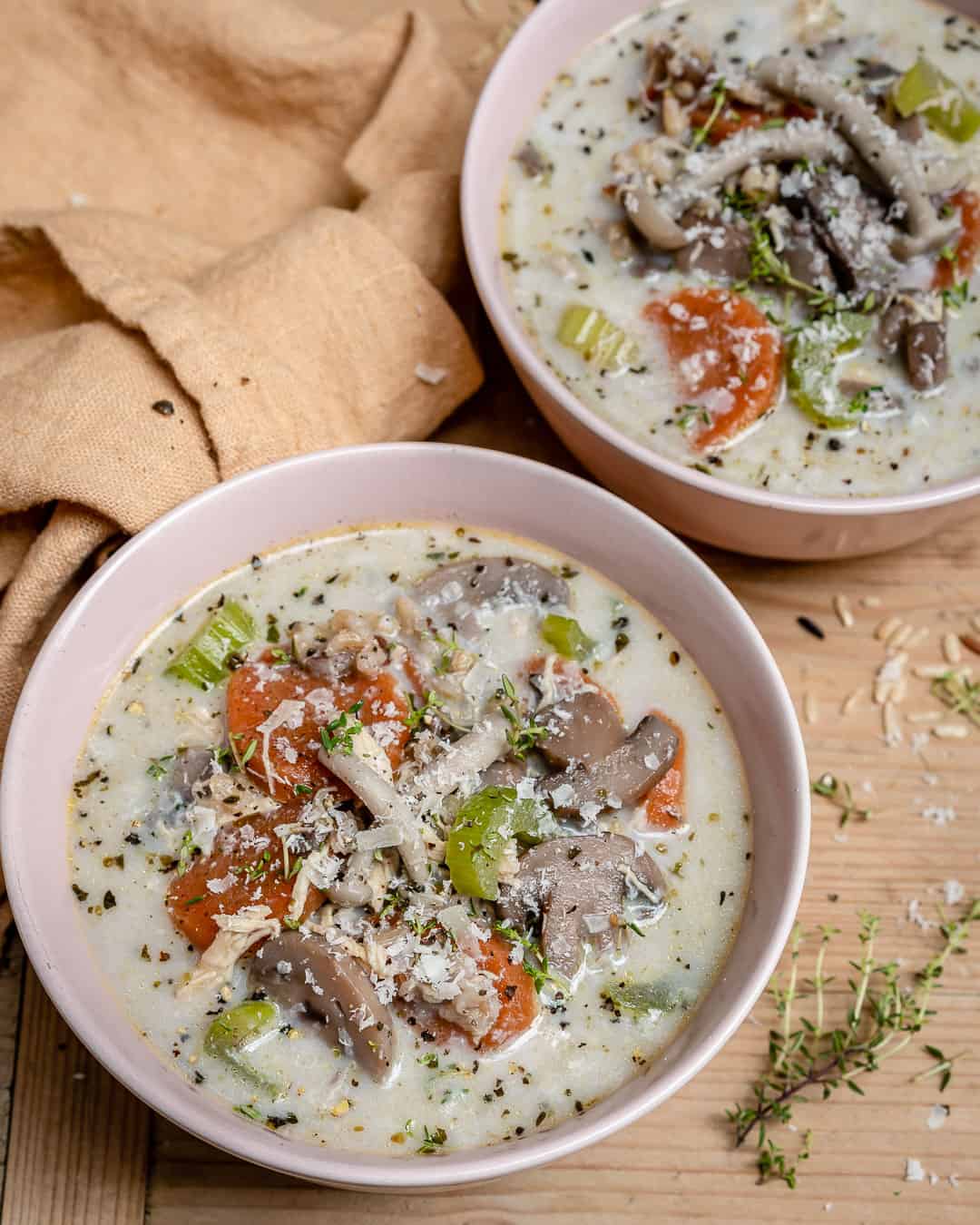 easy chicken and mushroom soup recipe