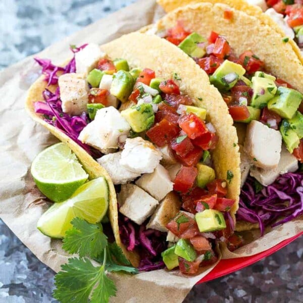 easy chicken tacos