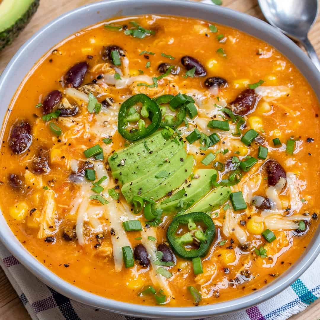 creamy chicken enchilada soup