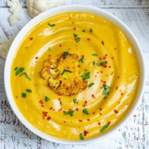 roasted cauliflower soup