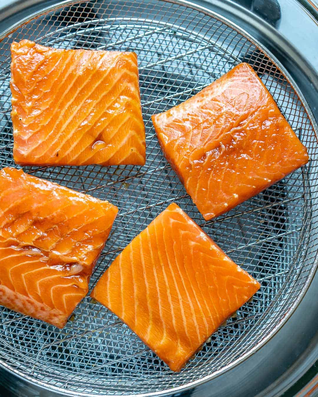 Place fillets skin side down in air fryer basket