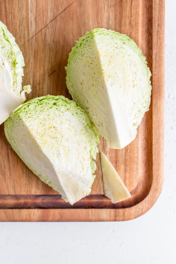 Green cabbage Quartered 