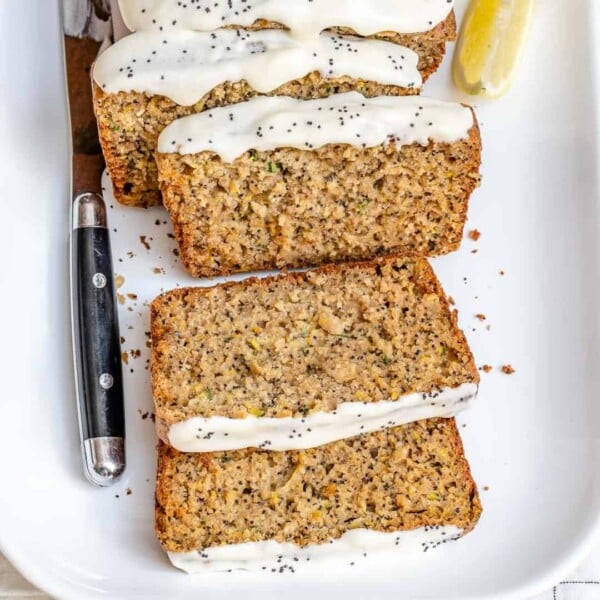 Lemon poppy seed zucchini bread