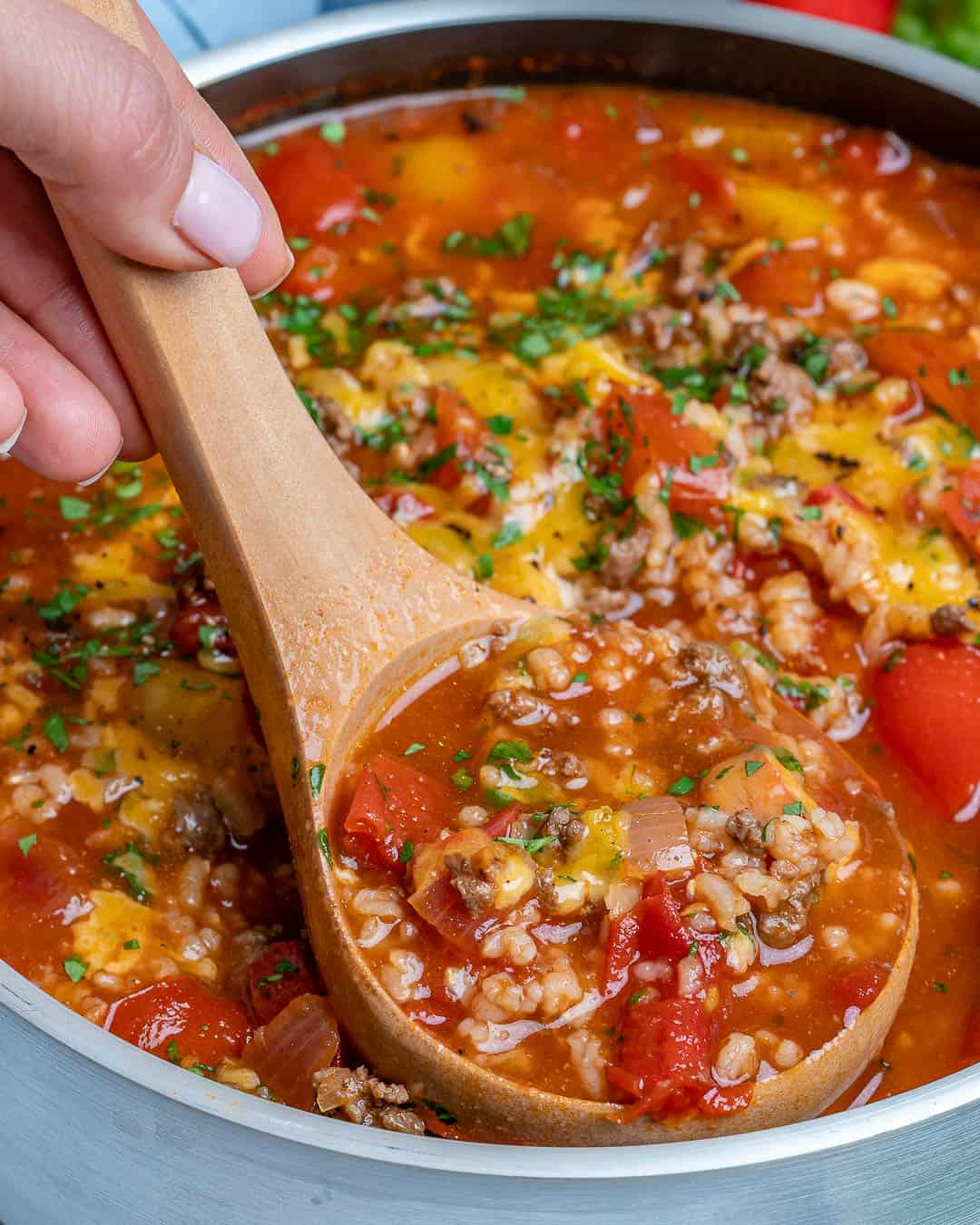 healthy beef and veggies soup recipe